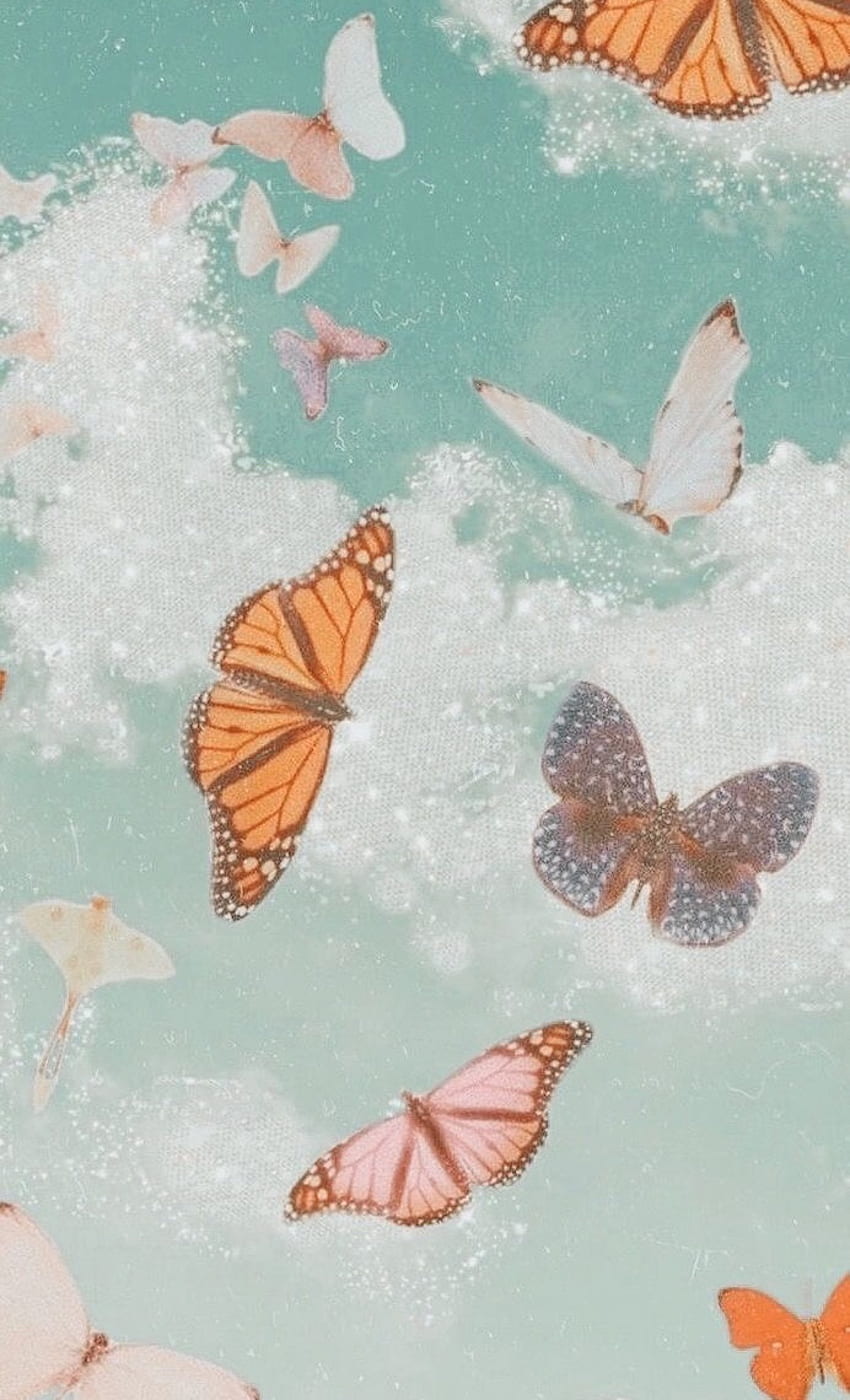 Pastel Butterfly HD phone wallpaper | Pxfuel