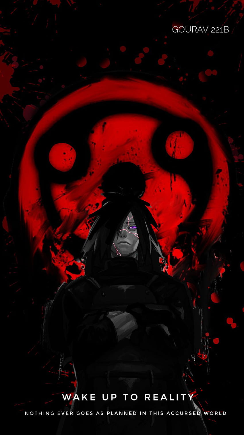 Madara Uchiha-Kunst. Geschätzte Rezensionen: R Naruto, Wake Up To Reality HD-Handy-Hintergrundbild