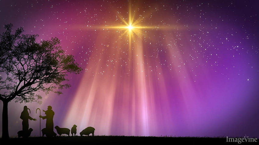 Religiöse Weihnachten, christlicher Advent HD-Hintergrundbild