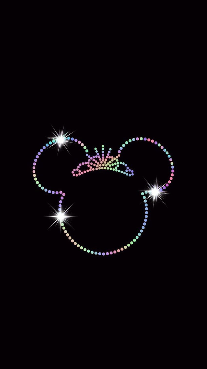 Disney. Disney!. , Disney, Neón Minnie Mouse fondo de pantalla del teléfono  | Pxfuel