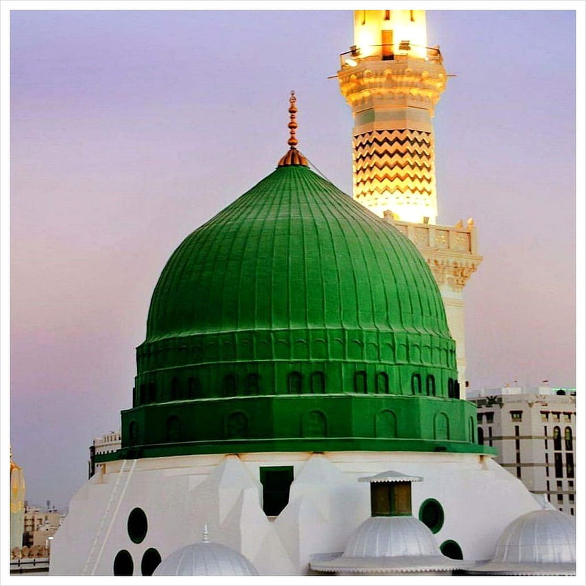 Madina Sharif nel 2020. Madina, islamica, moschea Medina Sfondo del telefono HD