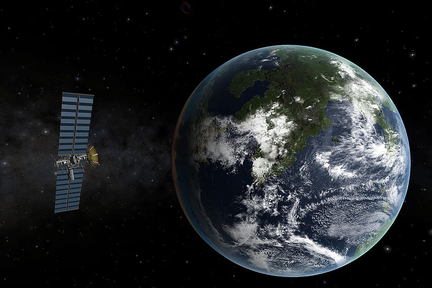 Beli Satelit Berputar Mengelilingi Bumi Online di India di, Satelit Bumi Wallpaper HD