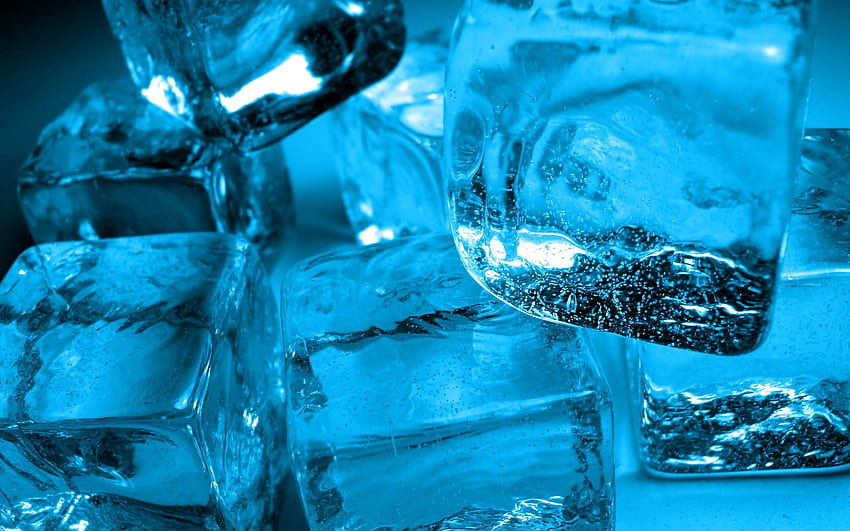 얼음, 물, 매크로, 감기, 입방체 HD 월페이퍼