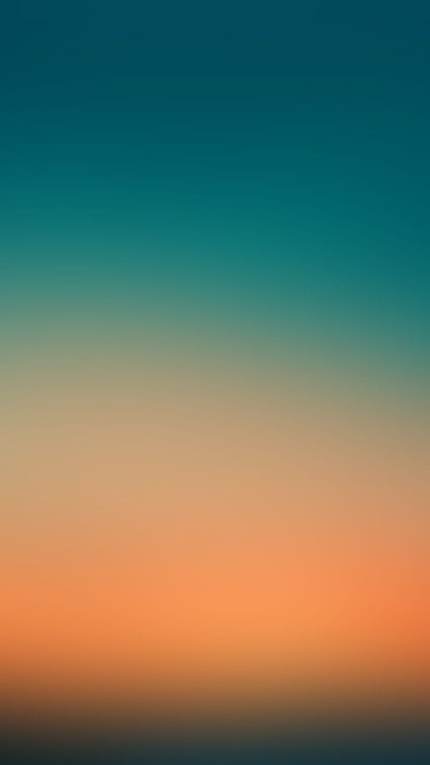 Teal dan Oranye wallpaper ponsel HD