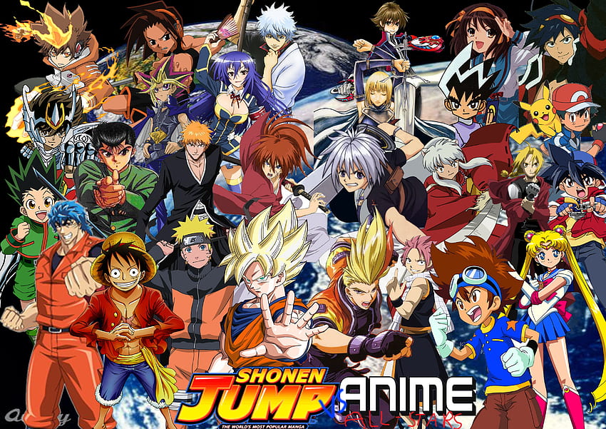Shonen Jump contre Anime All Stars Fond d'écran HD