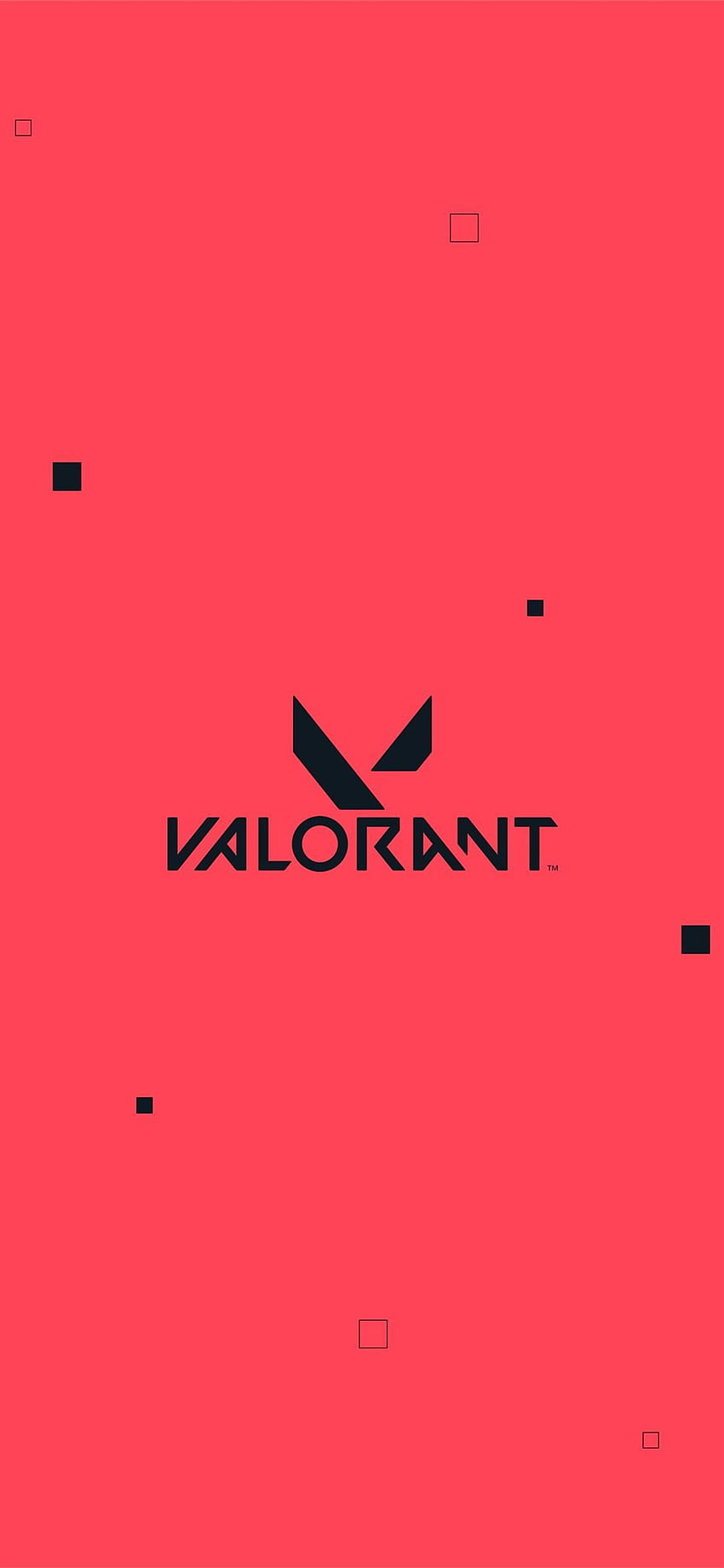 valorant logo red HD電話の壁紙