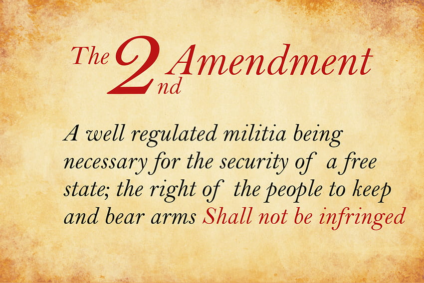 The Second Amendment, 2nd Amendment HD wallpaper