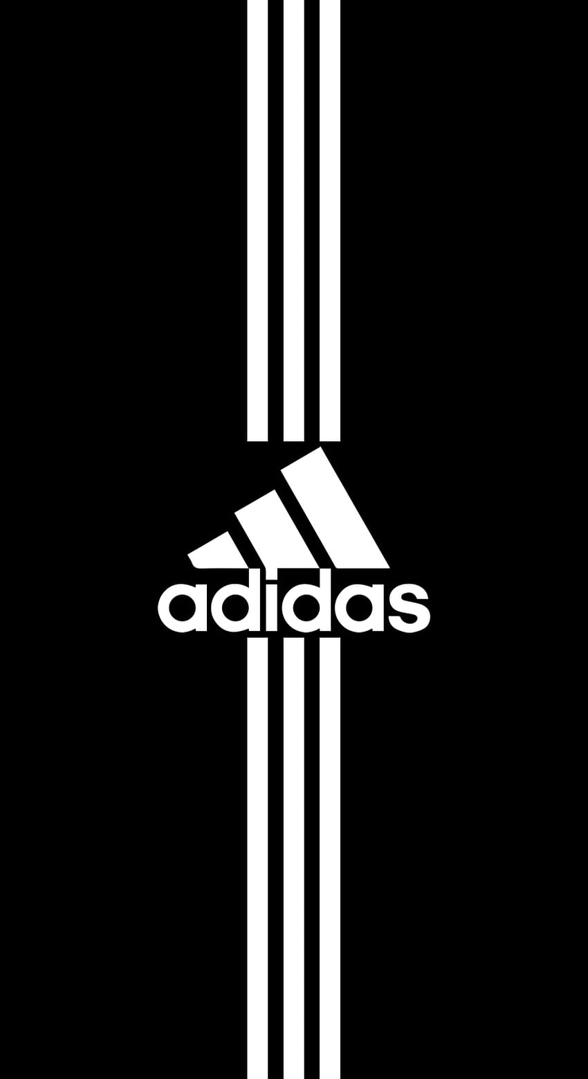 Adidas trois lignes, lineas, Amoled, tres, Logo Fond d'écran de téléphone HD