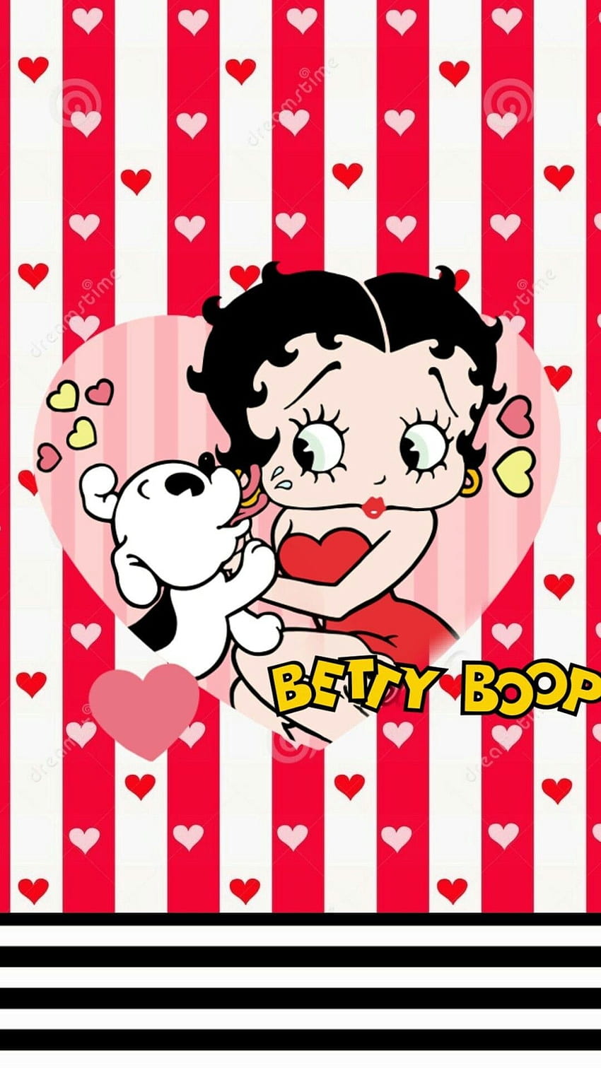 Betty Boop pour Android, Betty Boop Noël Fond d'écran de téléphone HD