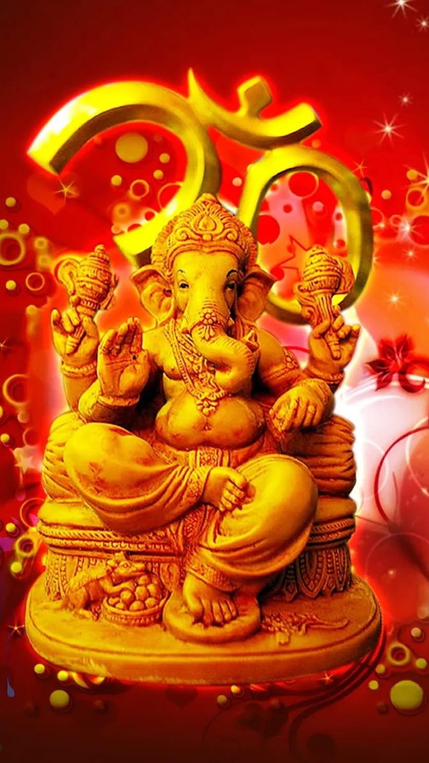 Shri Ganesh, Om Background HD phone wallpaper | Pxfuel
