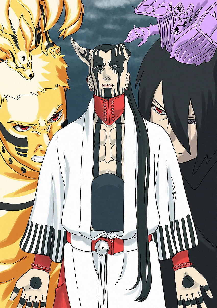 Isshiki Otsutsuki, Jigen contra Naruto fondo de pantalla del teléfono