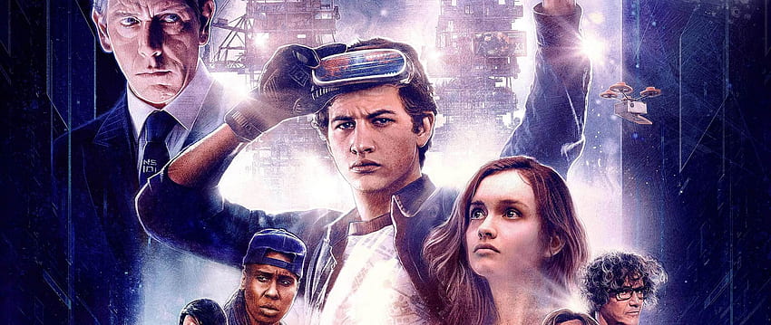 ready player one, 2018 movie, 80's style poster, art, dual wide, , , background, 3101, 2560X1080 80s HD wallpaper