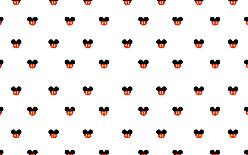 Kepala Mickey Mouse, Siluet Mickey Mouse Wallpaper HD