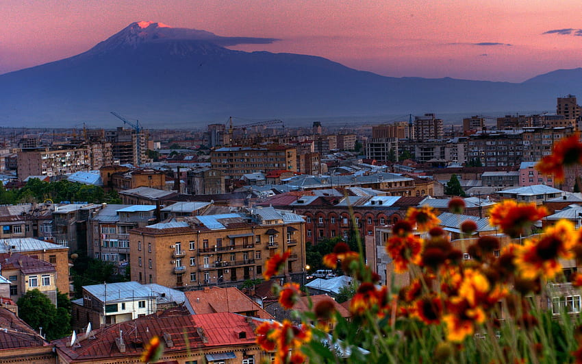 Miasta, miasto, Erywań, Armenia Tapeta HD