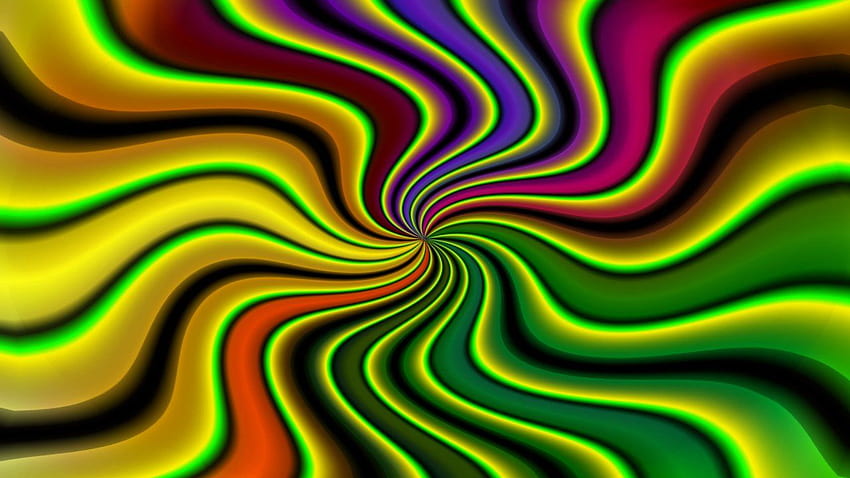 Optical illusion seamless pattern moving visual Vector Image