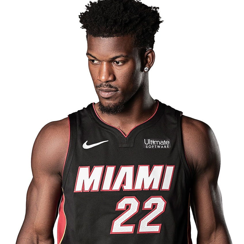 Primer vistazo a Jimmy Butler con todos los uniformes de Miami Heat esta temporada fondo de pantalla del teléfono