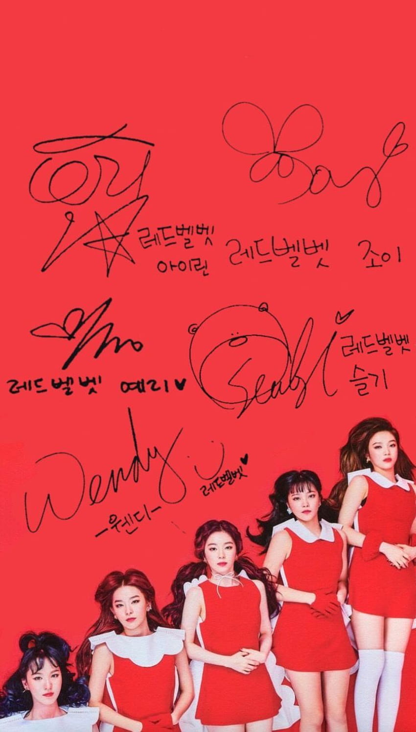 Red Velvet Kpop, Red Velvet Logo HD phone wallpaper