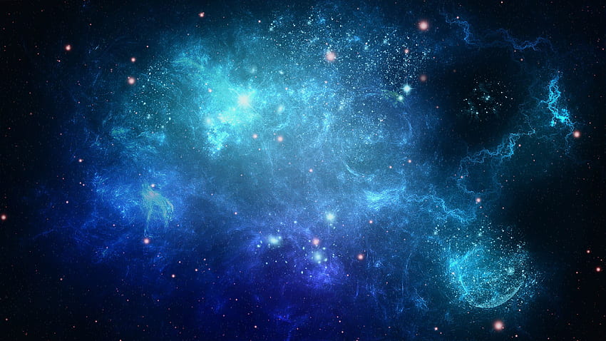 Blue Galaxy Stars - , Blue Galaxy Stars Background on Bat, Cool Blue HD wallpaper