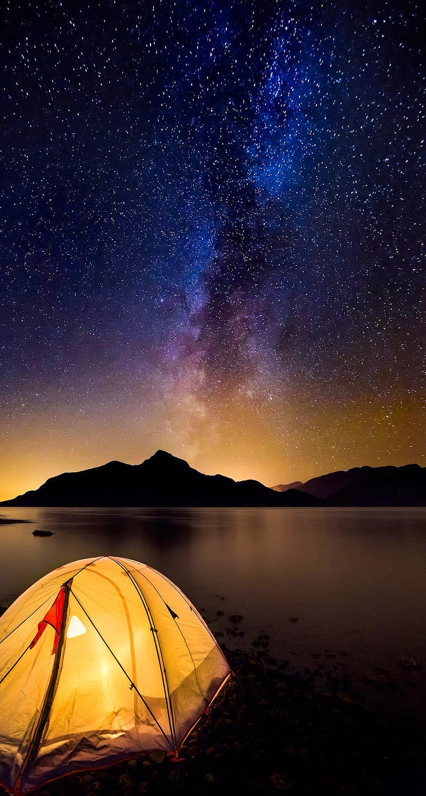Zelt, Camping Sonnenuntergang HD-Handy-Hintergrundbild