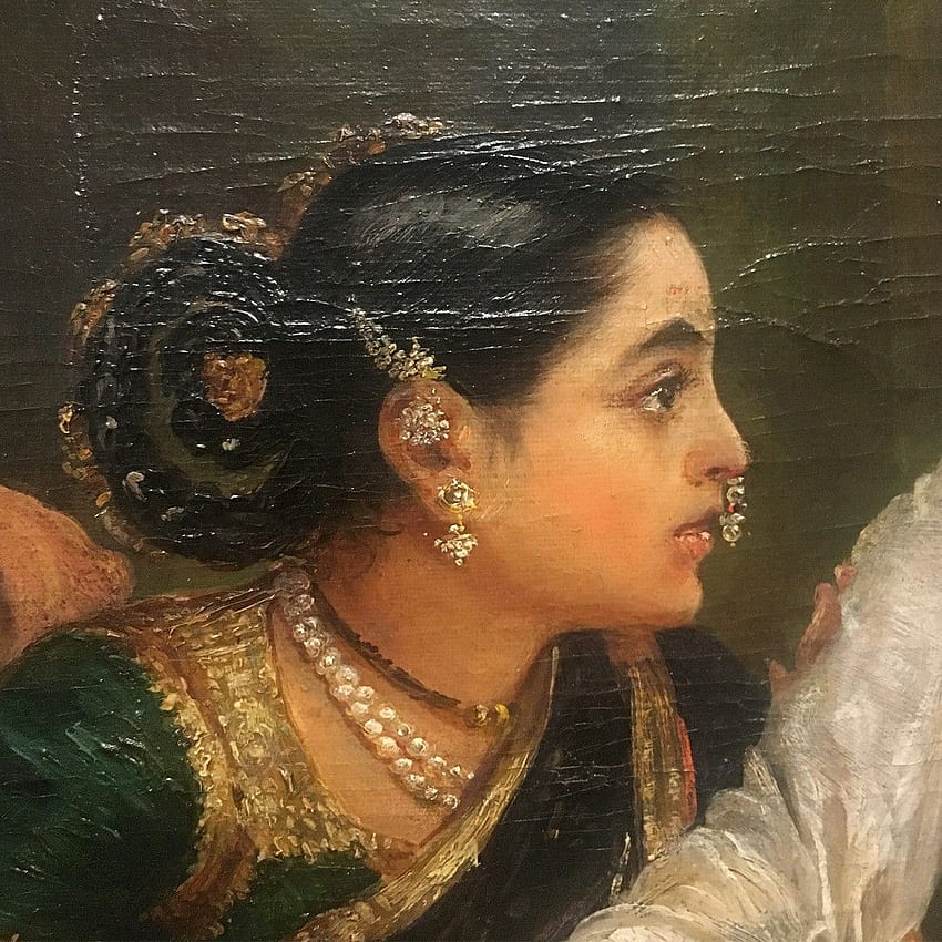 Indian Beauty, Raja Ravi Varma HD phone wallpaper