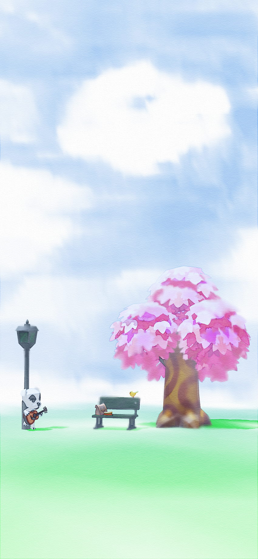 Bonne première journée de printemps ! J'ai fait un Spring K.K. téléphone coulissant. : Animal Crossing, Animal crossing Hiver Fond d'écran de téléphone HD