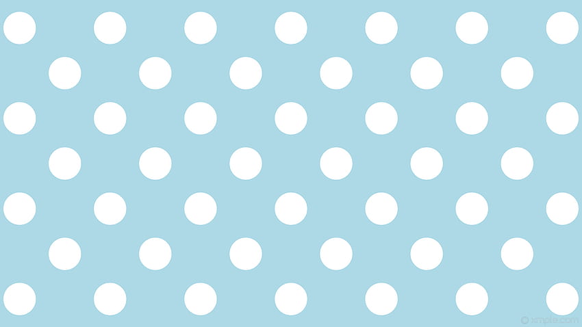 White Polka Dot, Blue Polka Dot HD wallpaper