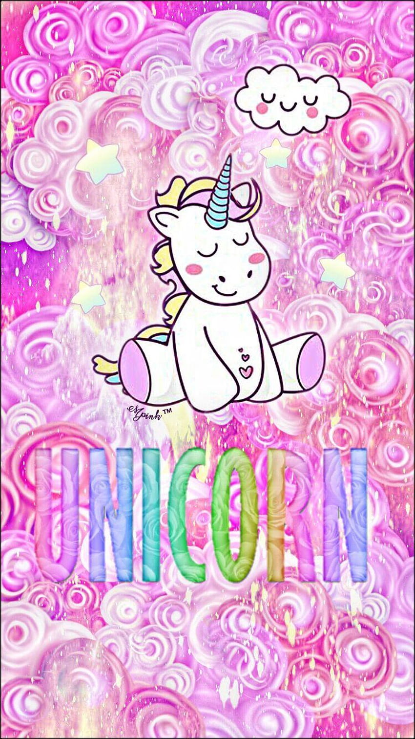 Rainbow Fluffy Unicorn Unicorn Sparkle Cute Unicorn, Pink Fluffy Unicorn HD phone wallpaper