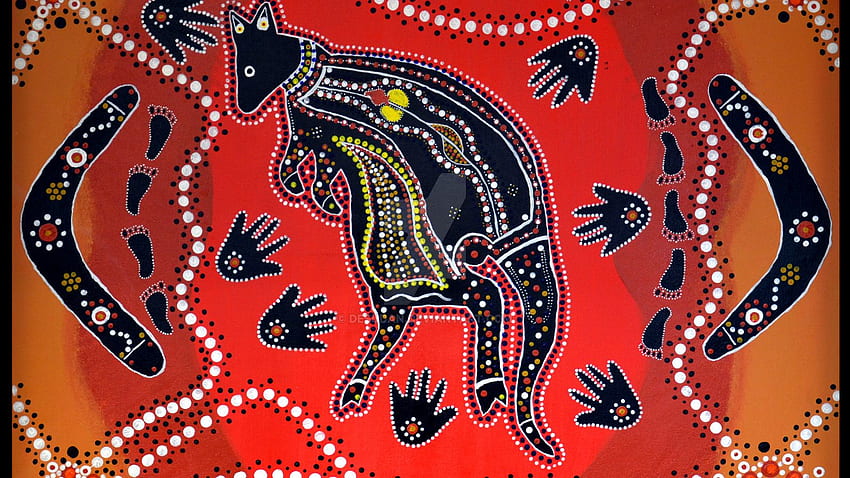 Aboriginal Art Print 1 by HD wallpaper