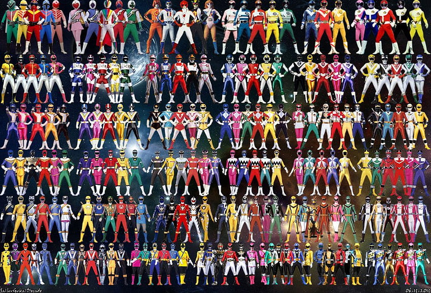 Super Sentai . All power rangers, Power rangers HD wallpaper
