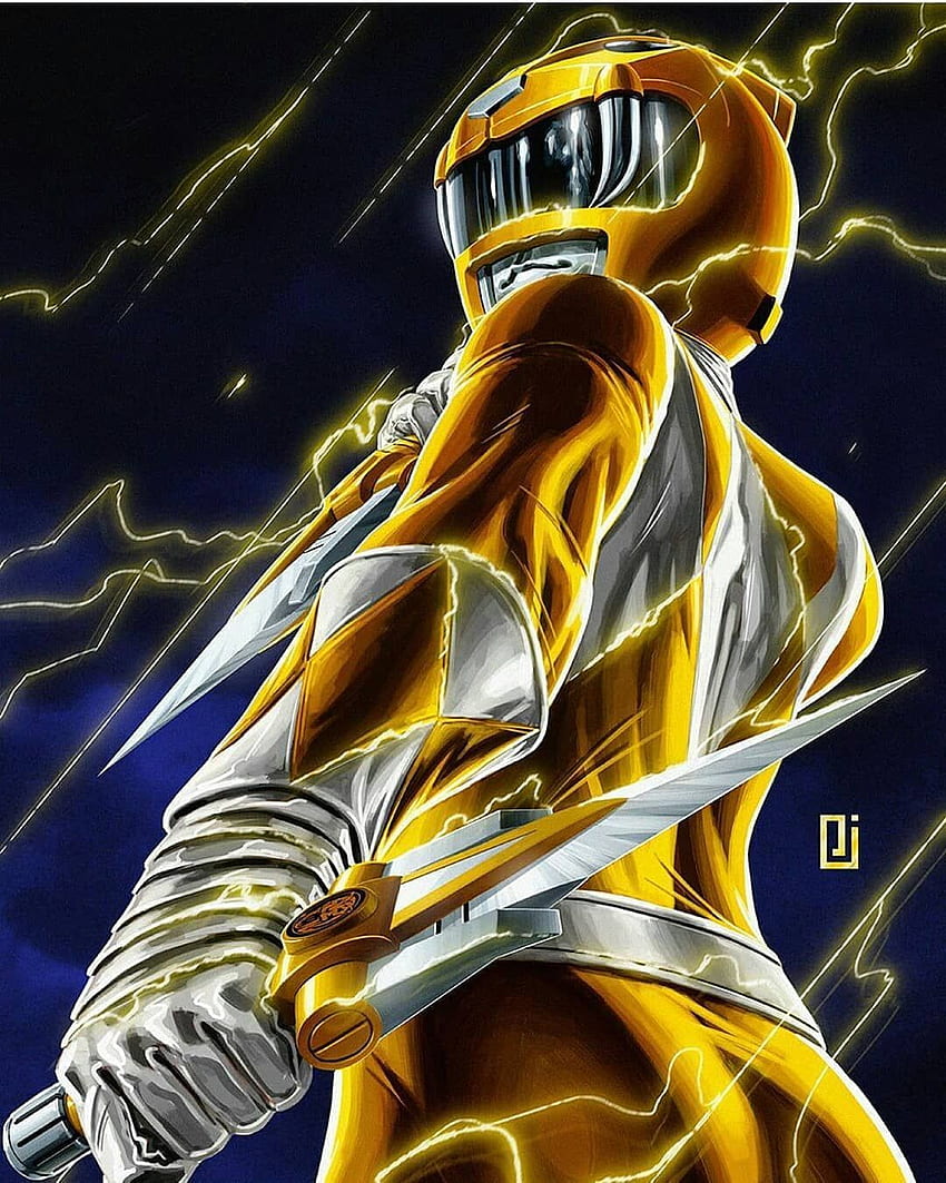 From Fans for Fans on Instagram: “power ranger yellow wallpaper ponsel HD