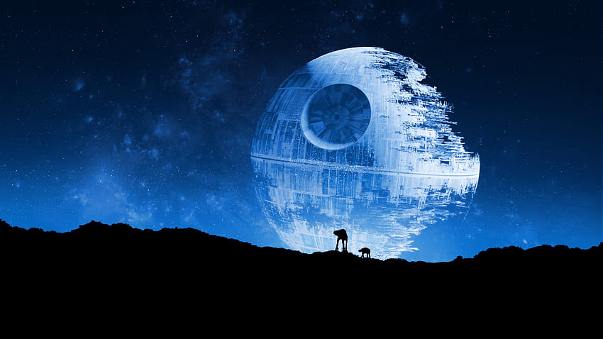 Star Wars - Death Star, Blue Death HD wallpaper