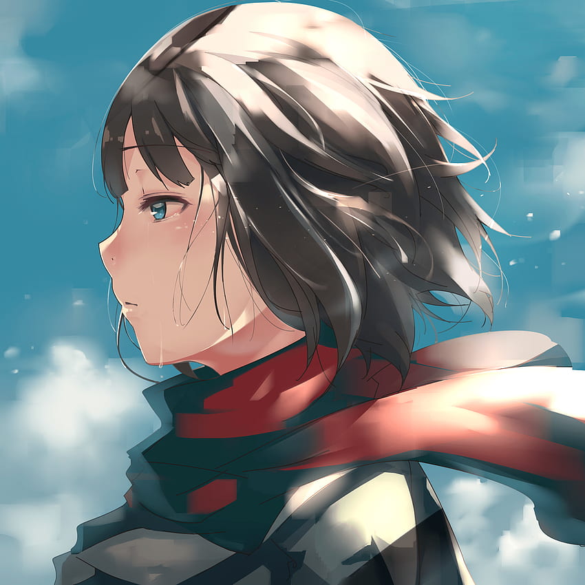 Anime Girl With Short Hair Profile Pic .novocom.top HD phone