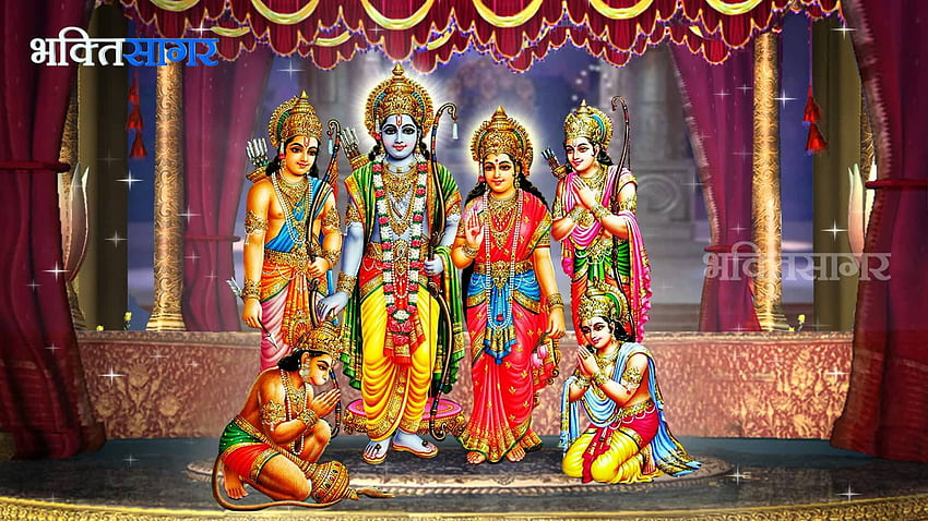 Sri Rama Pattabhishekam High Resolution. Hindu Gods and Goddesses HD wallpaper