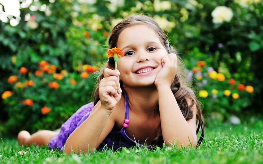 little girl, childhood, blonde, fair, nice, flower, adorable, bonny, sweet, Belle, white, smile, girl, grass, comely, sightly, pretty, green, face, nature, lovely, pure, child, graphy, Tree, cute, baby, Nexus, beauty, kid, beautiful, people, little, pink, Prone, dainty HD wallpaper