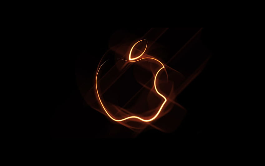 Logotipo da Apple, Logotipo da Apple Preto papel de parede HD