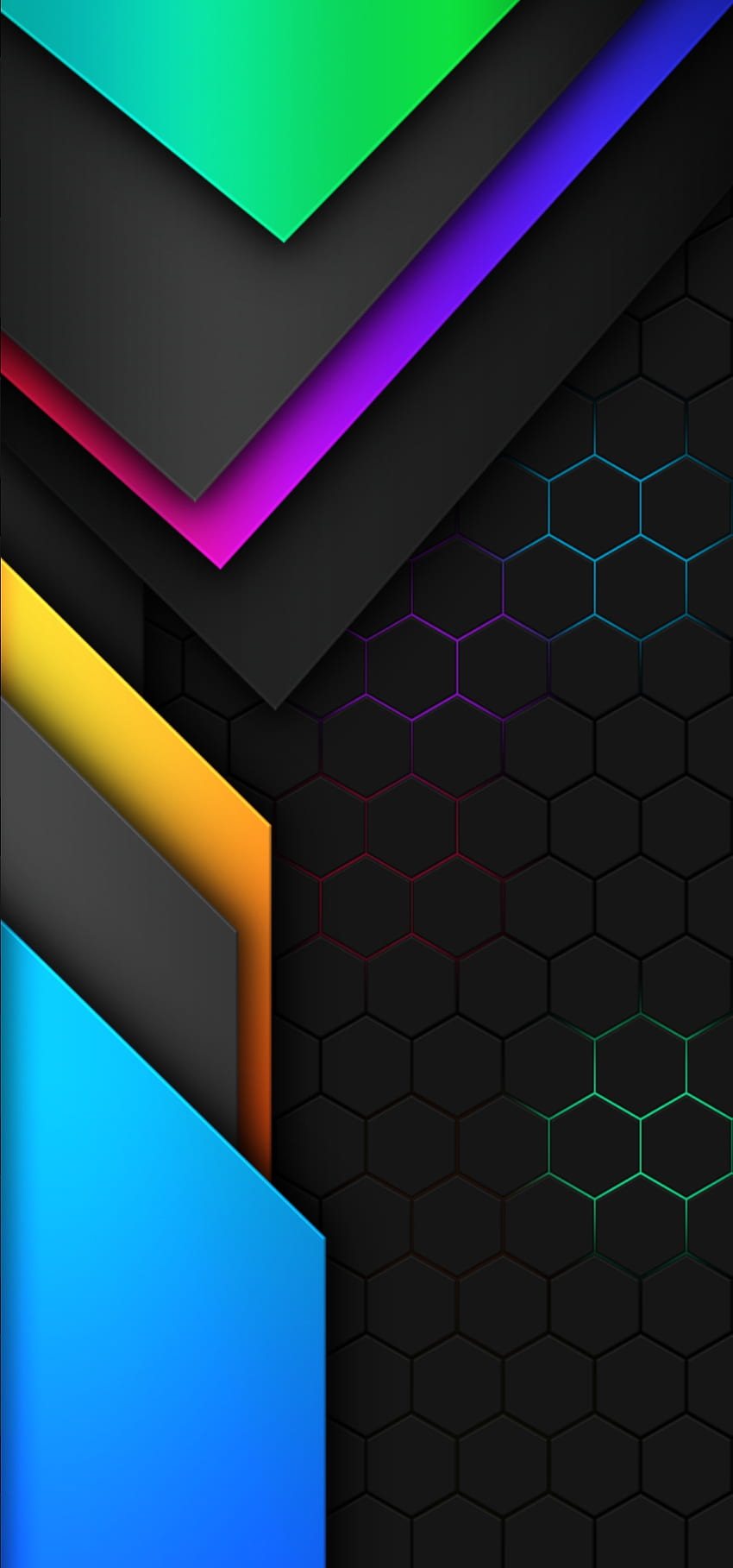 Teknologi matel warna, produk, warna-warni, premium, hitam wallpaper ponsel HD