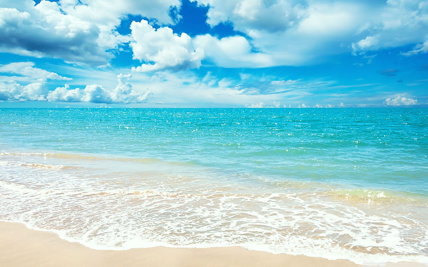 Качествен плаж, плажна база HD тапет