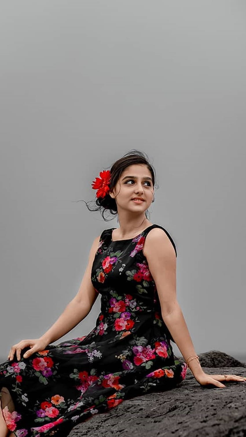 Anaswara Rajan, actress, dress, beauty, mallu HD phone wallpaper