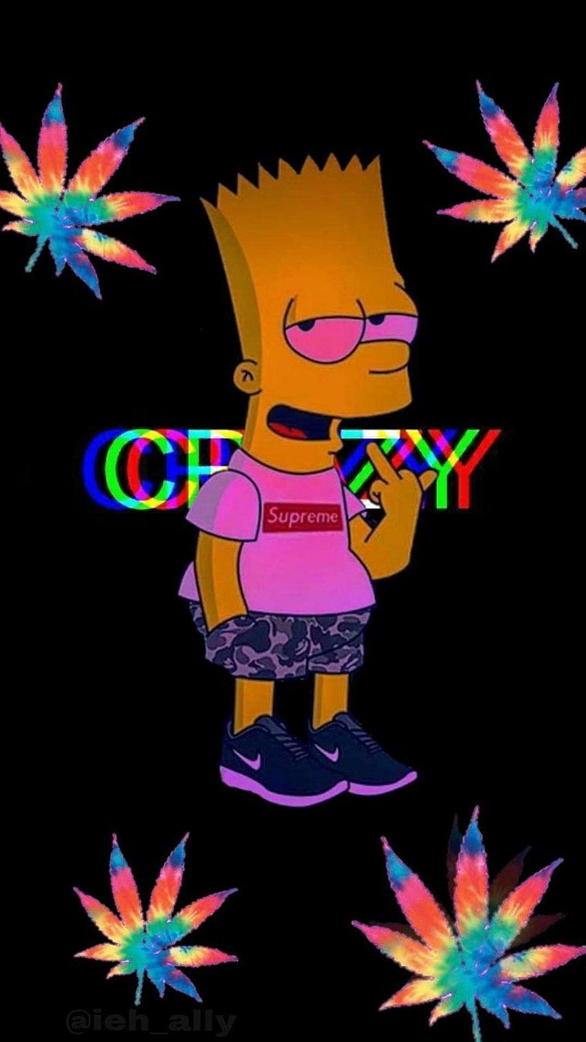 Bart Simpson Swag Genial Supremo fondo de pantalla del teléfono
