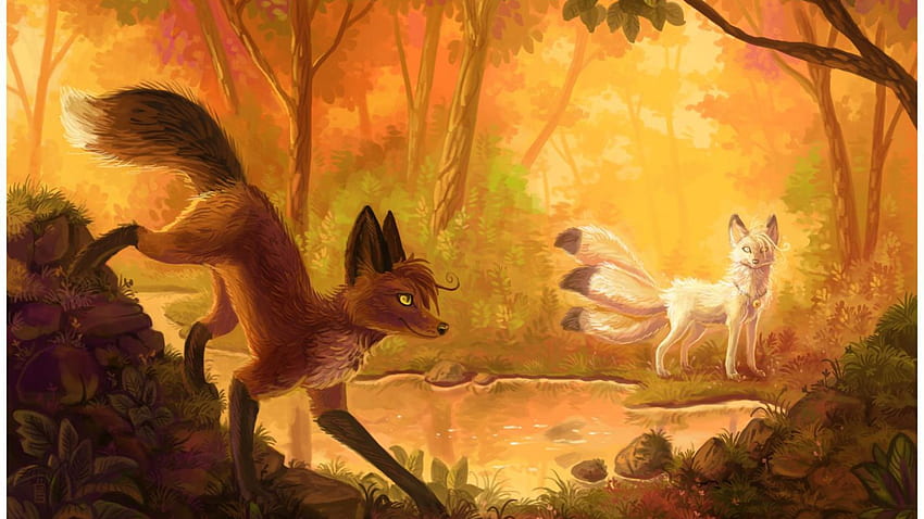 Wallpaper ID 4845  fox animal art cute 4k free download