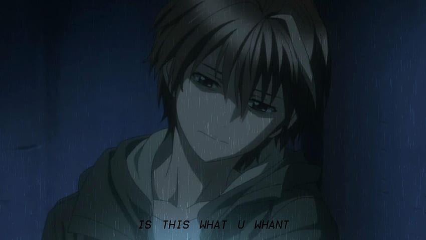 Create meme anime depression sad anime  Pictures  Memearsenalcom