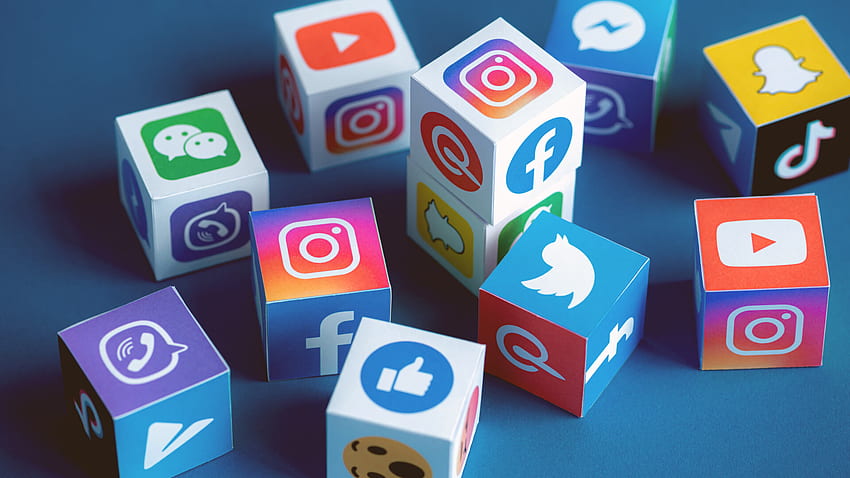 Proste sposoby na większą aktywność w mediach społecznościowych - RAIN Marketing mobilny dla banków i kas oszczędnościowo-kredytowych, ikony mediów społecznościowych Tapeta HD