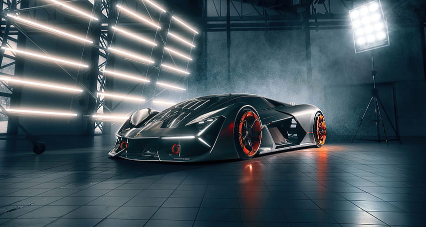 2020 Lamborghini Terzo Millennio, supercarro papel de parede HD