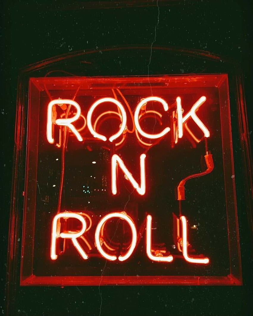 über Rot im Rock N Roll, I Love Rock and Roll HD-Handy-Hintergrundbild