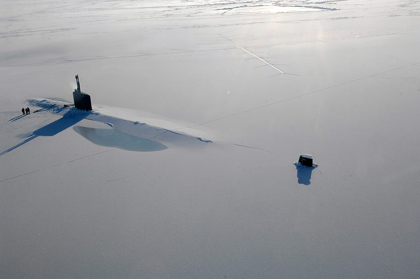原子力潜水艦 潜水艦 軍用 氷 雪 車 北極 - 解像度: 高画質の壁紙