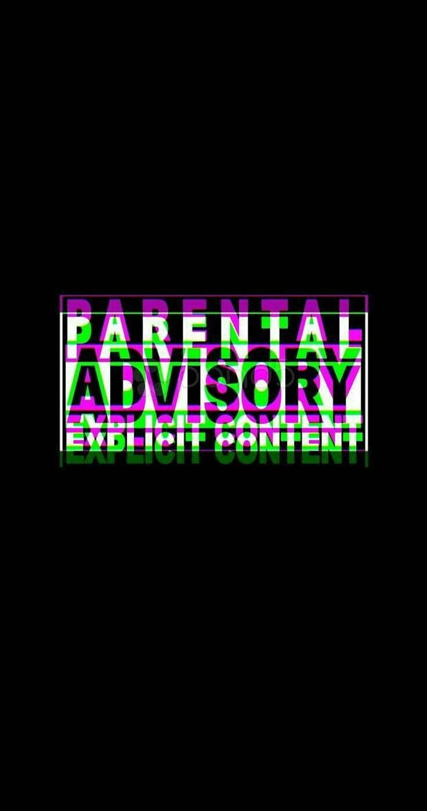 Parental Advisory Android, Parental Advisory Logo Fond d'écran de téléphone HD