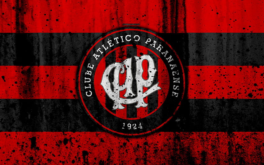 FC Atletico Paranaense, grunge, Brezilya, Club Athletico Paranaense HD duvar kağıdı