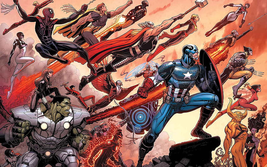 Black Widow Cannonball Marvel Comics Captain America Captain Marvel Falcon Marvel Comics Hawkeye Hul - Resolusi: Wallpaper HD