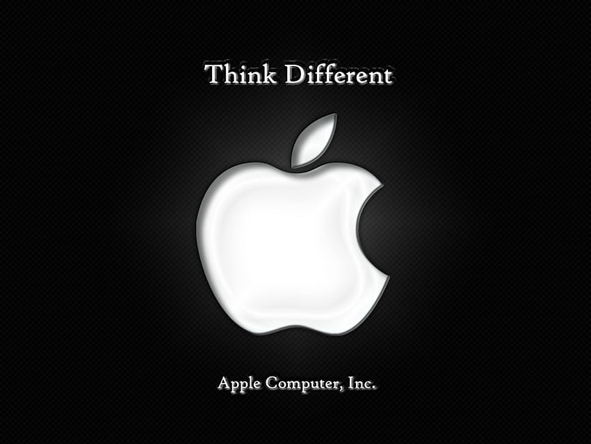 Logo Apple, oryginalne logo Apple Tapeta HD