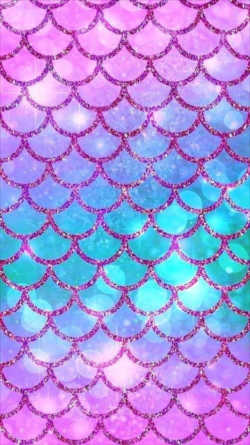 Glitter Mermaid Scales, Fish Scales HD phone wallpaper